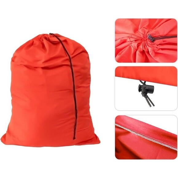 Extra Large Nylon Laundry Bag Travel Machine Washable 30"x40" (Mixed Color 12 P - Picture 3 of 5